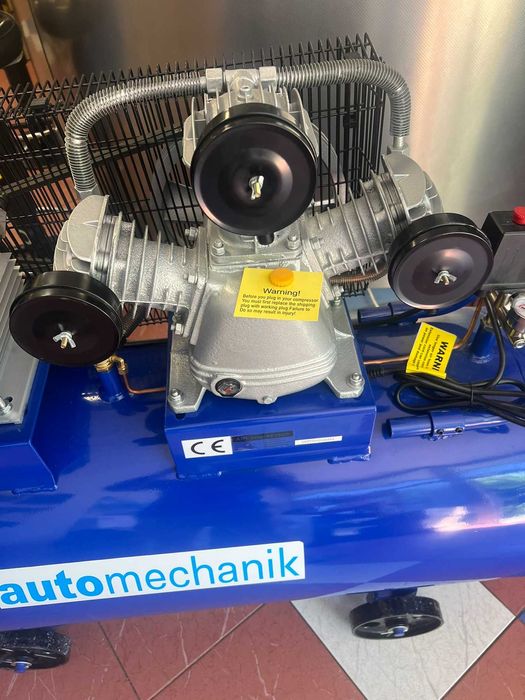 Компресор за Въздух 200 Литра Професионален, Дебит 525 л/мин