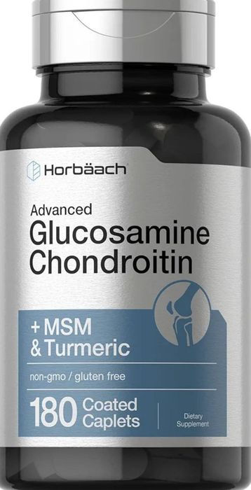 Глюкозамин, хондроитин МСМ Турмерик ,  180 капсул USA