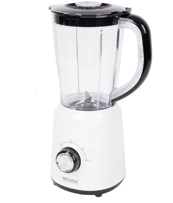 Блендер Home Essentials 1.5 л / 500W – 2 скорости + Pulse, бял /черен