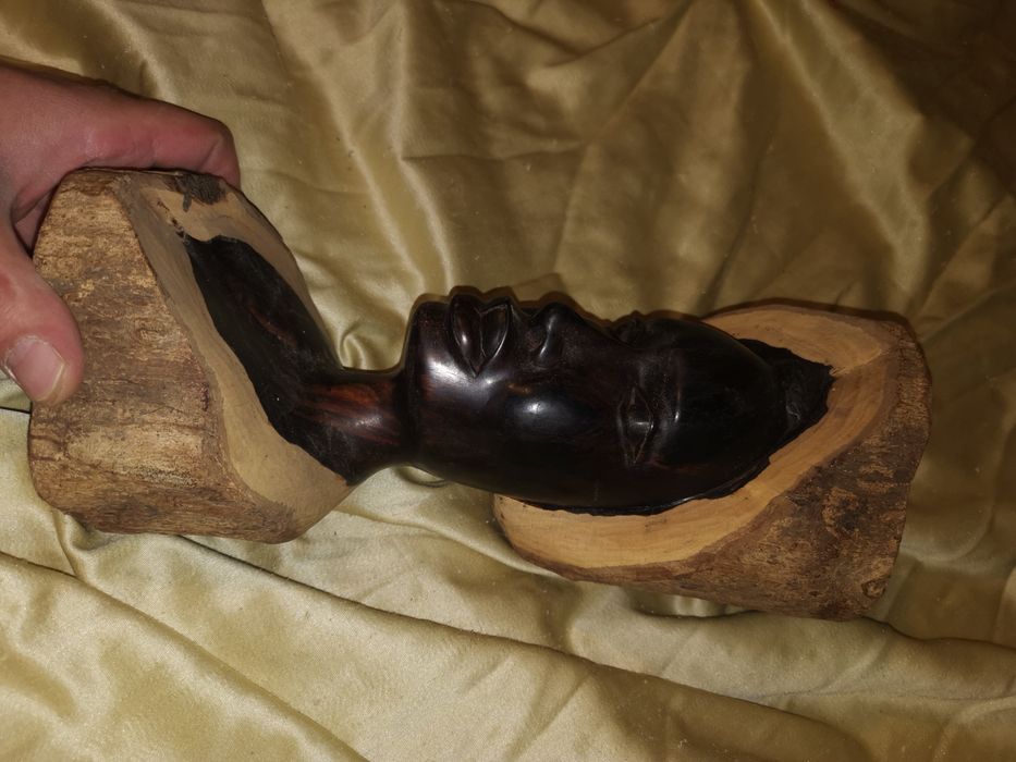 Абанос дърворезба Африка Руанда Първокласна на