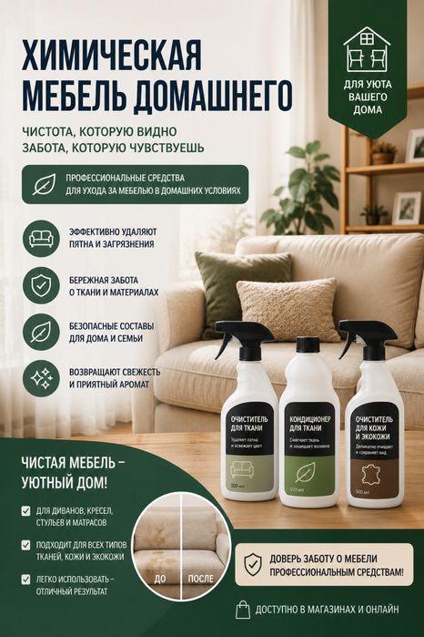 Химчистка мебели