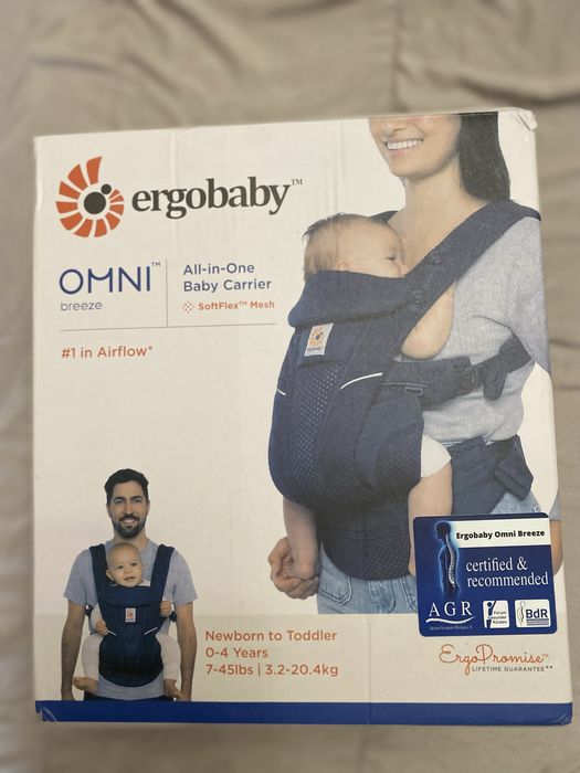 Ергономична раница Ergobaby Omni Breeze Midnight Blue