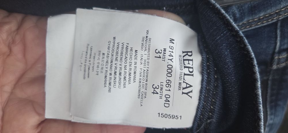 Blugi Replay barbati 31/34