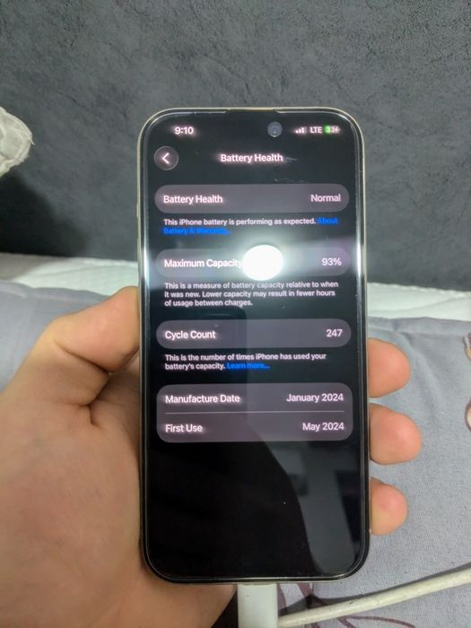 Iphone 15 pro natural titan