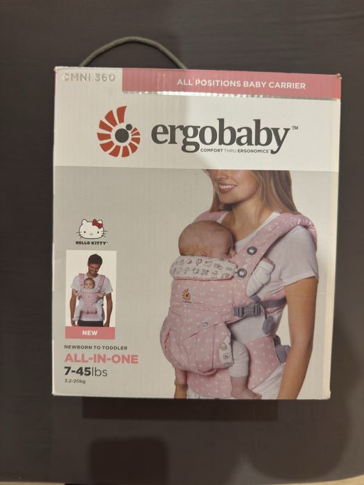 Ергономична раница Ergobaby Omni 360 – лимитирана серия Hello Kitty