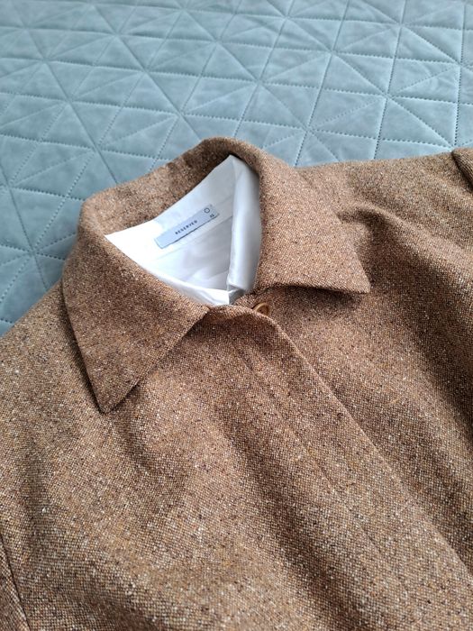 Palton scurt din matase si