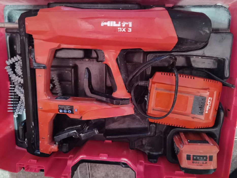 HILTI Безкабелен пистолет BX 3-L-22 за пирони за бетон