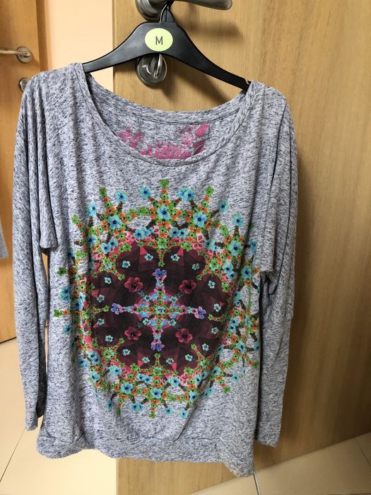 Desigual bluza femei, fusta stofa groasa Desiqual