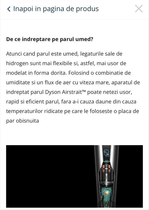 Placa de par dyson