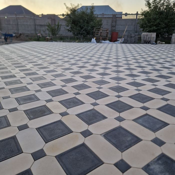 Укладка брусчатка