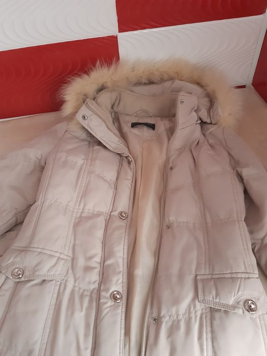Geaca dama de iarnă bej nude