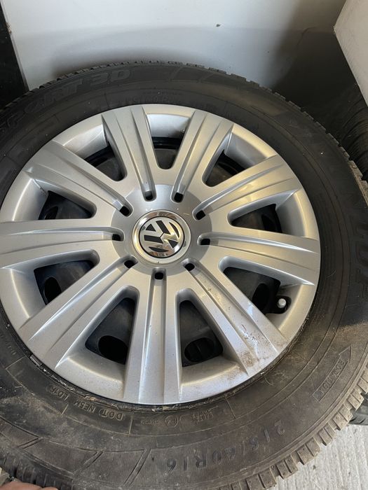 roti jante cauciucuri iarna 215 60 16 VW profil 7mm