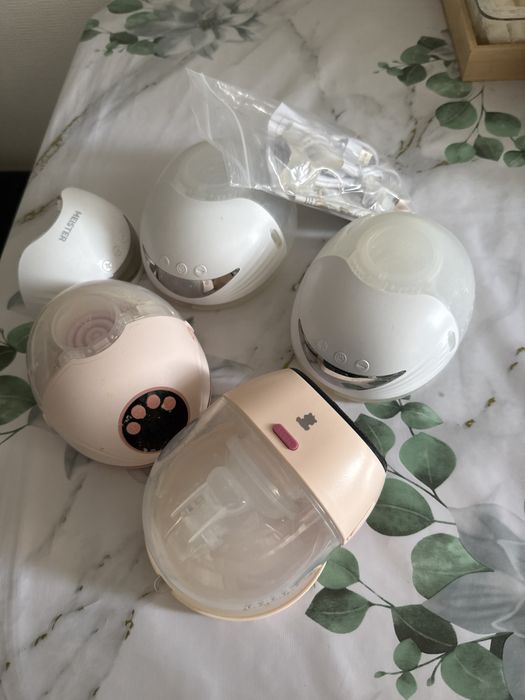 Молкоотсосы 4 штуки + 1 зарядник доп