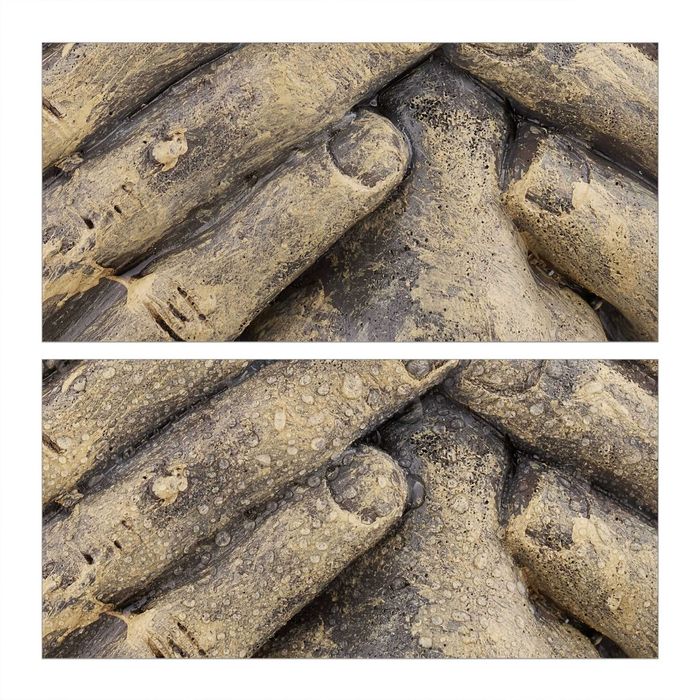 Set 3 fete de copac, decoratiuni gradina, rezistente la intemperii