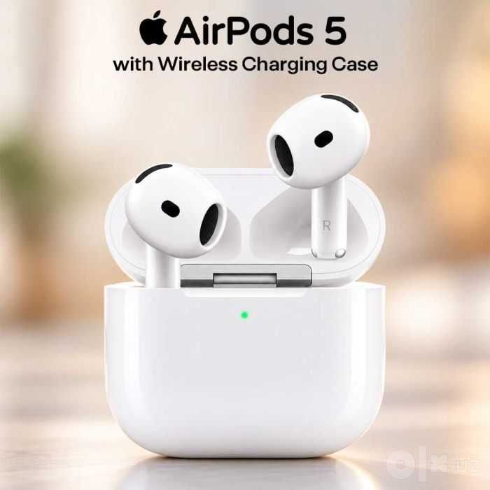 Новый Apple AirPods 5 ANC wireless charging