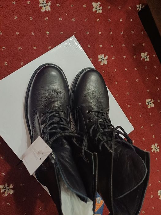 Дамски кубинки естествена кожа