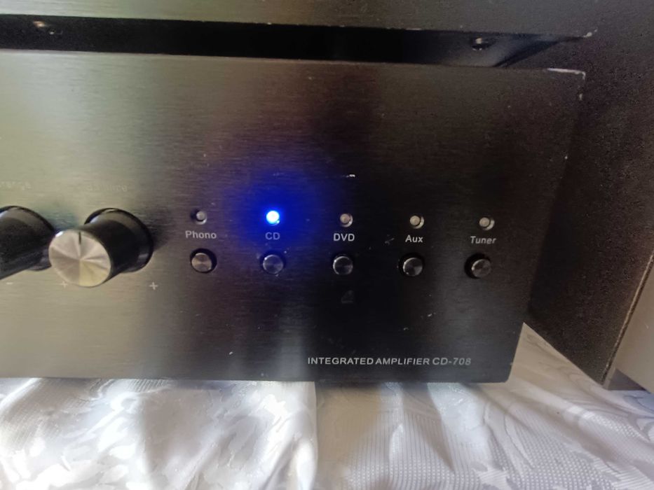 AMBELE Auna integrated amplifier CD-708 și Auna cd player
