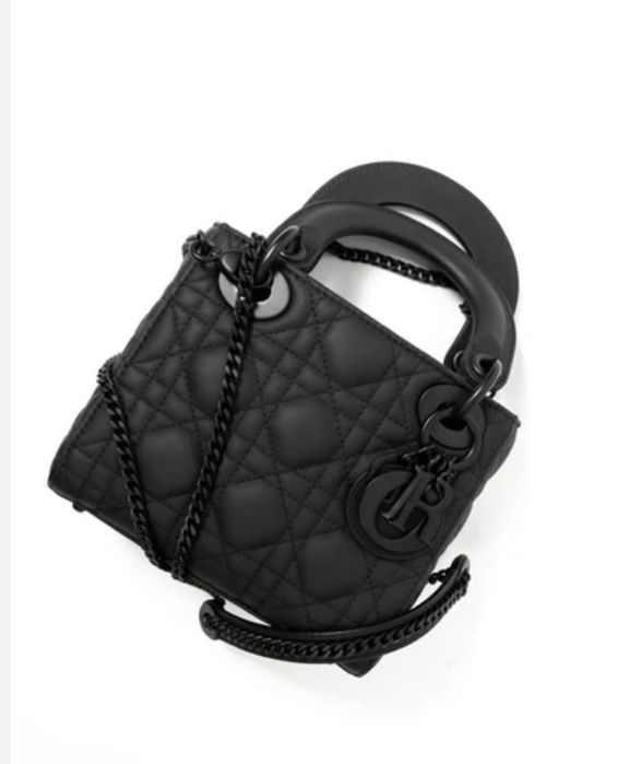 Чанта Mini Lady Dior Ultramatte нова с кутиа и всичките аксесоари