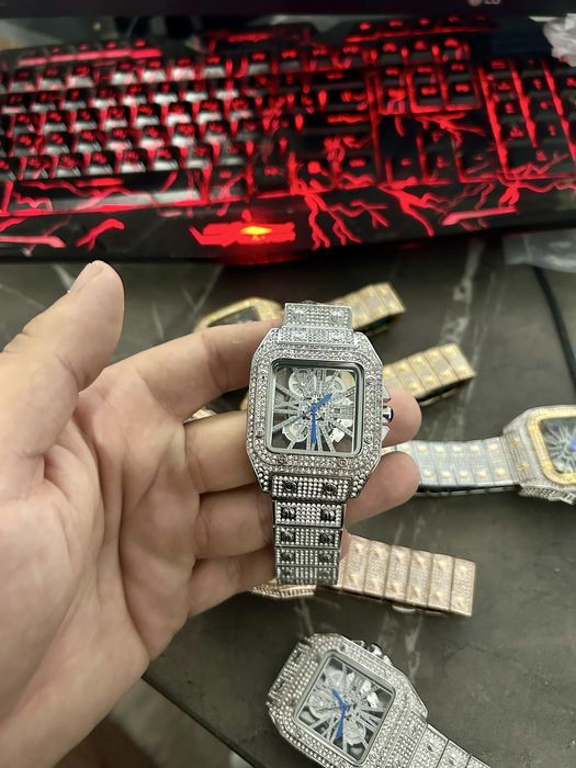 Ceas Cartier Santos Iced