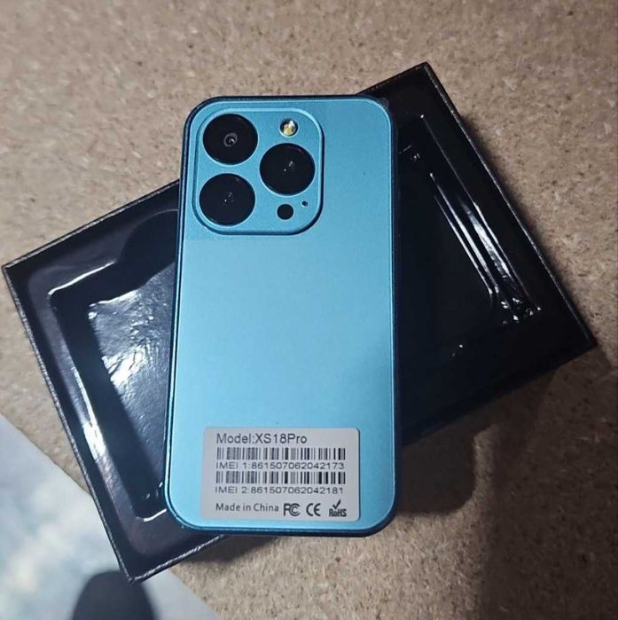 Мини Мобилен телефон Iphone Pro Max, Android 8,1, 2GB RAM, 16GB ROM,3G