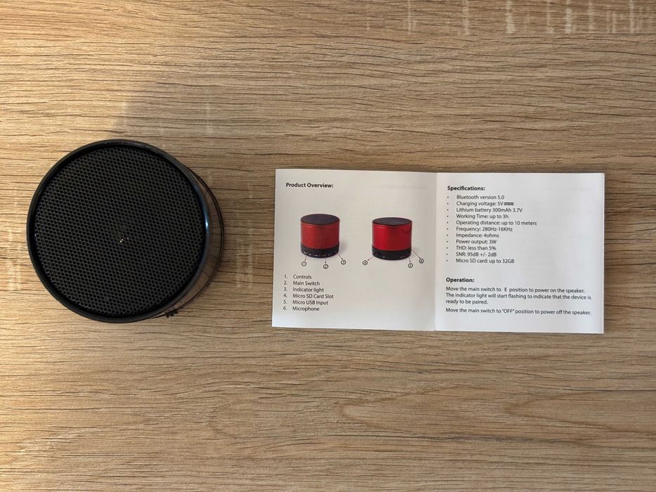 Mini Boxa Bluetooth