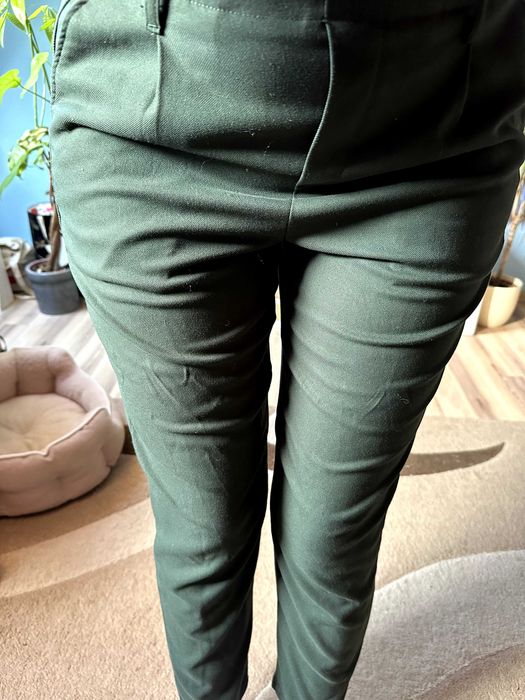 Есенно-зимен зелен панталон - S/M