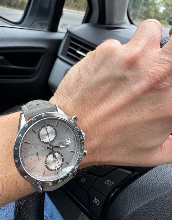 Tag Heuer Carrera Chronograph cal.16 41mm СИВ Профилактиран