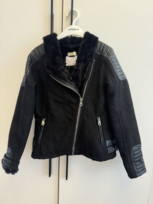 Дубленка замшевая детская