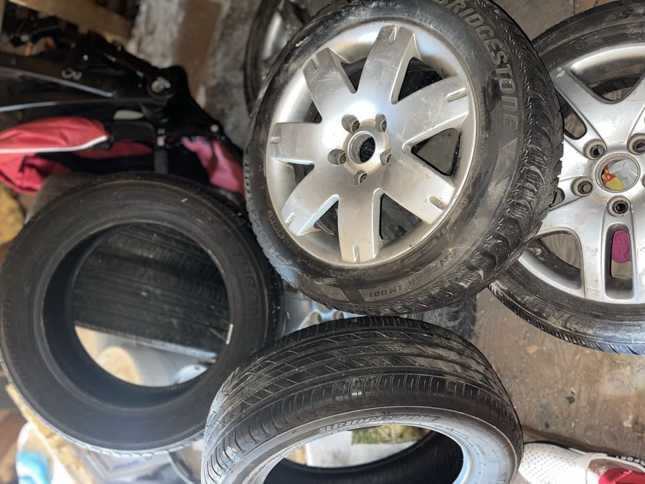 Jante aliaj R15 anvelope Bridgestone 195/65 R15 – set 4