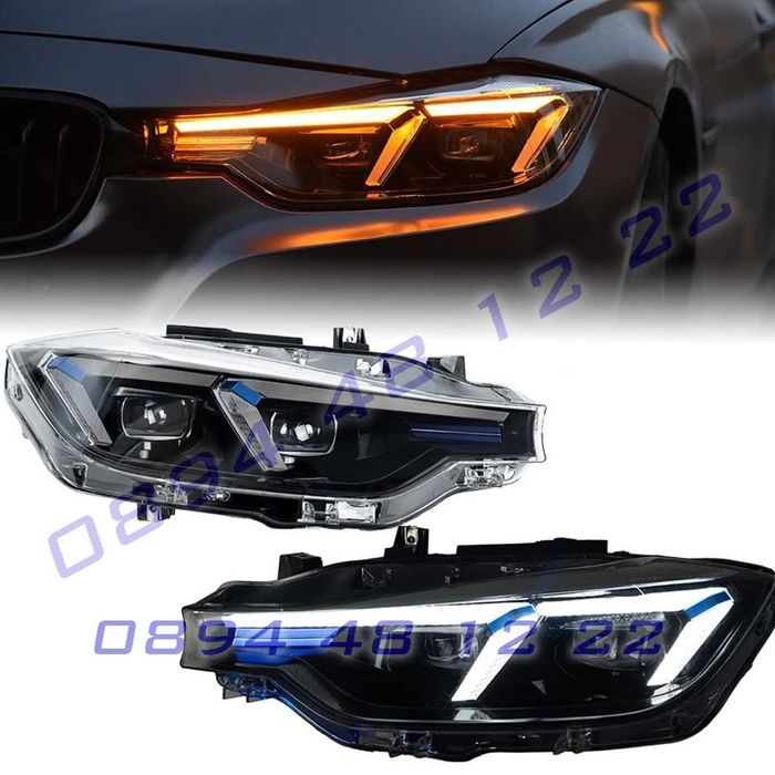 Тунинг LED фарове BMW 3 F30 F31 Ксенон 13-18 визия G Серия лед бмв ф30