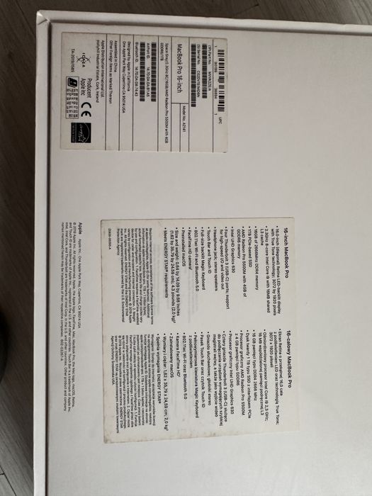 Alimentatoare Apple Magsafe USB-C 96w originale si cutii Macbook Pro 16”
