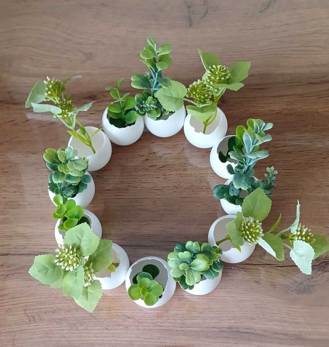 Пасхальный декор, пасхальный кролик, пасхальный венок. Ручная работа