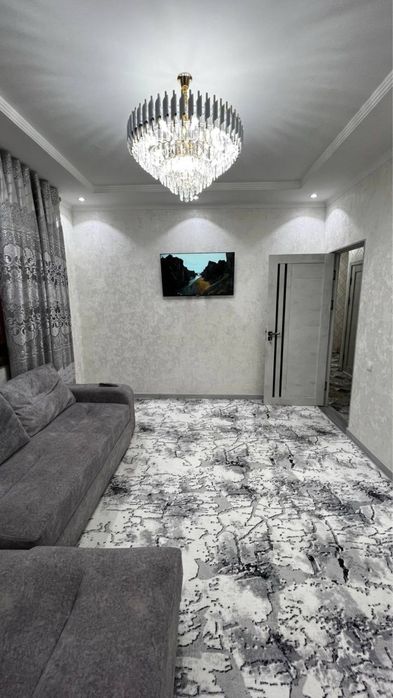 2х комнатная с мебелью и техникой в новостройке возле реки Чирчик!