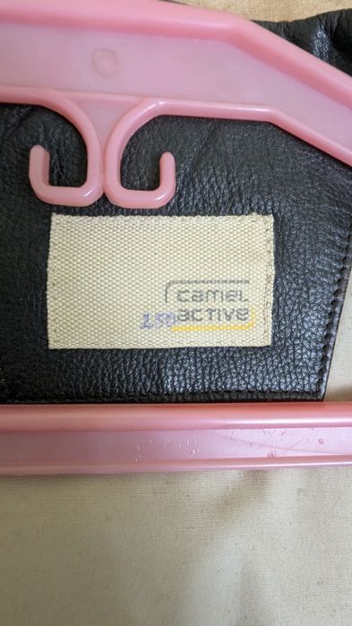 Jachetă / Geacă bărbați piele naturală Camel Active maro închis