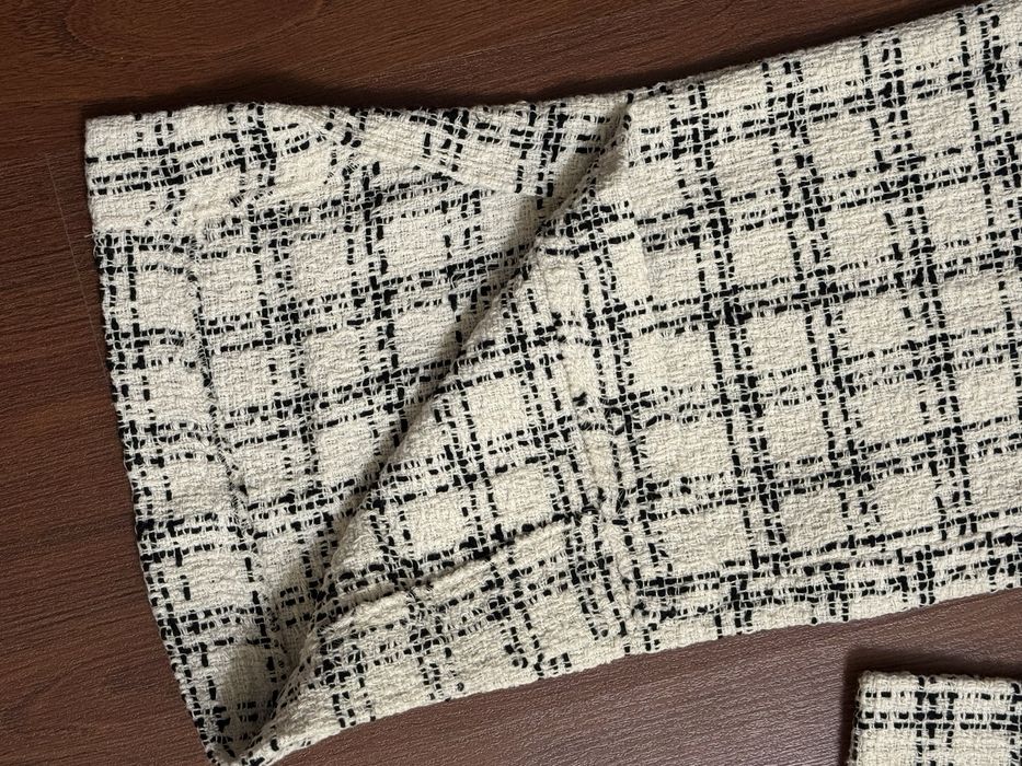 Бял панталон букле Zara