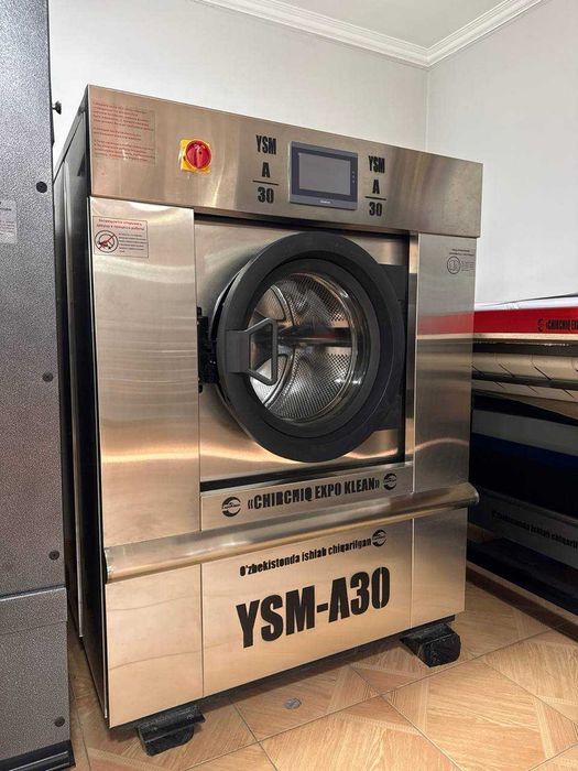 Sanoat kir yuvish mashinasi YSM A 15 kg dan 100 kg gacha