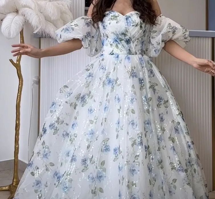 Пышное Белое Платье