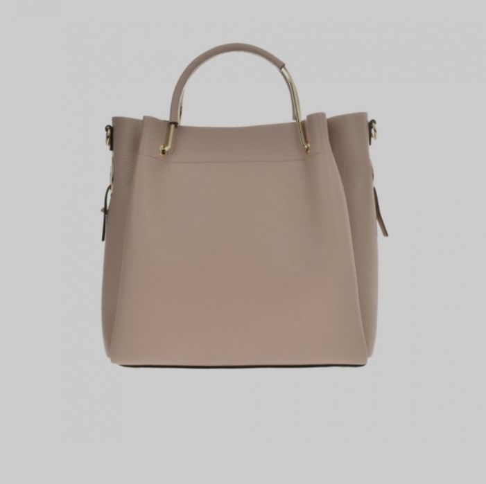 Geanta de piele cu bareta de umar,Chiara Canotti