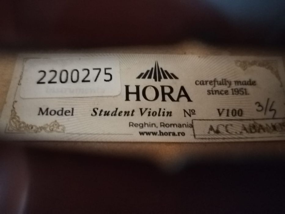 Vioara Hora Student 3/4