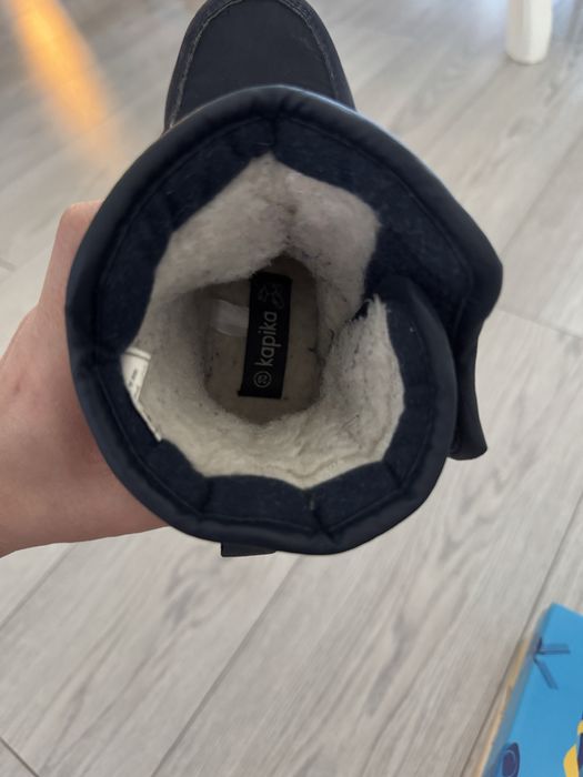 Сапоги зимние синие