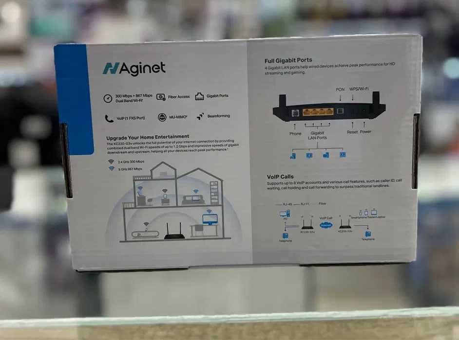 TP-Link Aginet XC220-G3v — XPON/GPON AC1200 Wi-Fi router