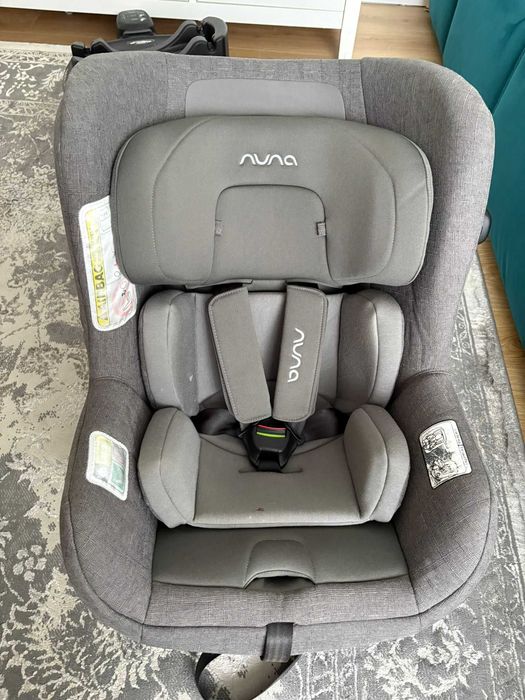 Scaun auto Nuna TODL NEXT, 40 -105 cm, rotativ, cu Baza isofix BASE NEXT i-Size - Thunder