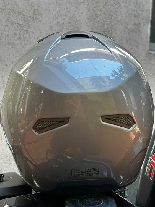 Casca Moto Modulara SHOEI, Gri, Marimea L - Ochelari de soare inclusi
