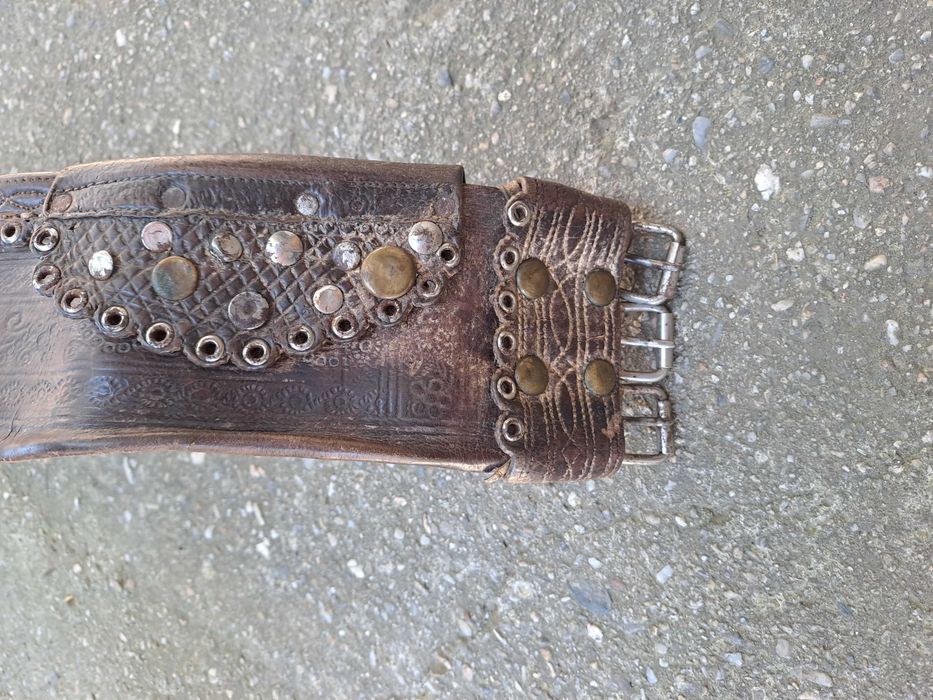 chimir serpar din piele foarte vechi 80 cm