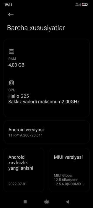 Redmi 9A xolati zo'r