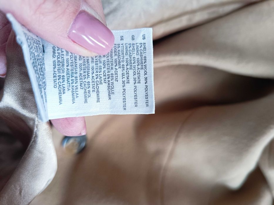 Преходно бежово палто H&M