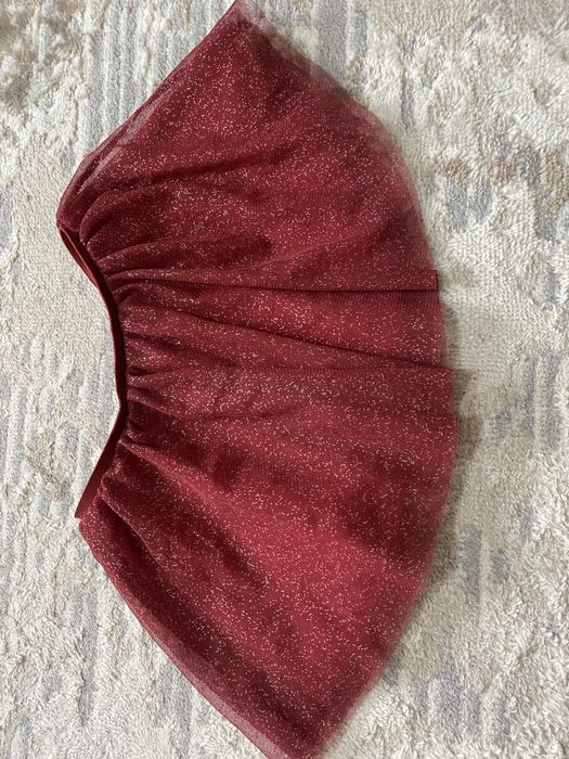 Продам юбку детскую зара красная юбка