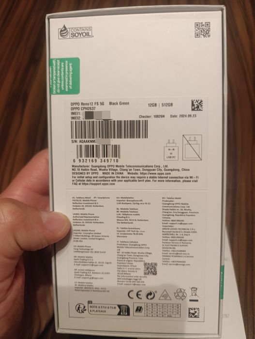 Oppo Reno 12 FS 5G, 12GB+4GB-RAM, 512 GB
Ram - 12 GB + 4GB