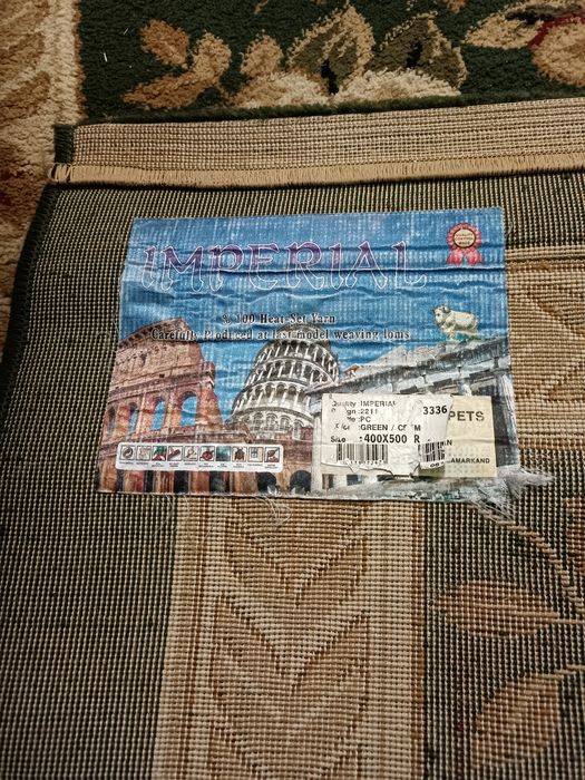 Gilam IMPERIAL-haqiqiy sifat. 5x4 o'lchamda
