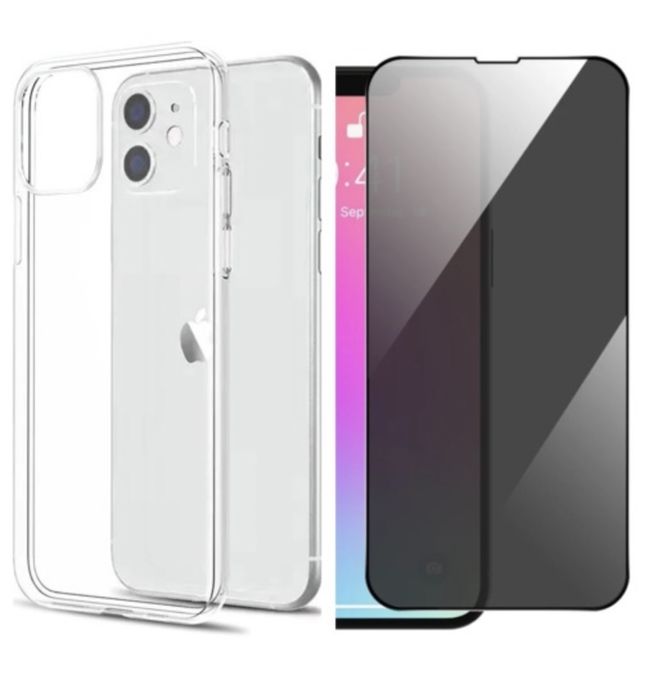 Husa Silc si Folie Sticla Curb Defender Iphone 13/14/15/16E/17 PRO MAX